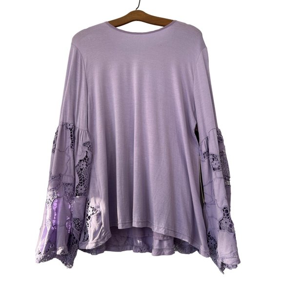 Penelope Rose | Tops | Penelope Rose Crochet Lace Long Sleeve Top ...